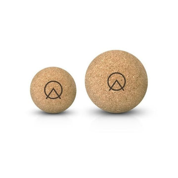 Large and small cork Zone massage balls